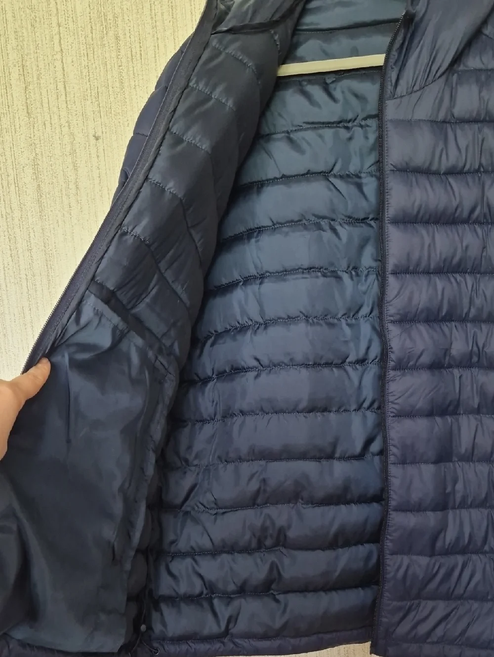 NWT Zeroxposur Men's Size XL Blue Quilted Puffer Jacket Pockets Hood